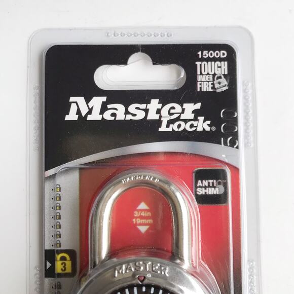 Master Lock 1500D Combination Lock NWT - Picture 3 of 13
